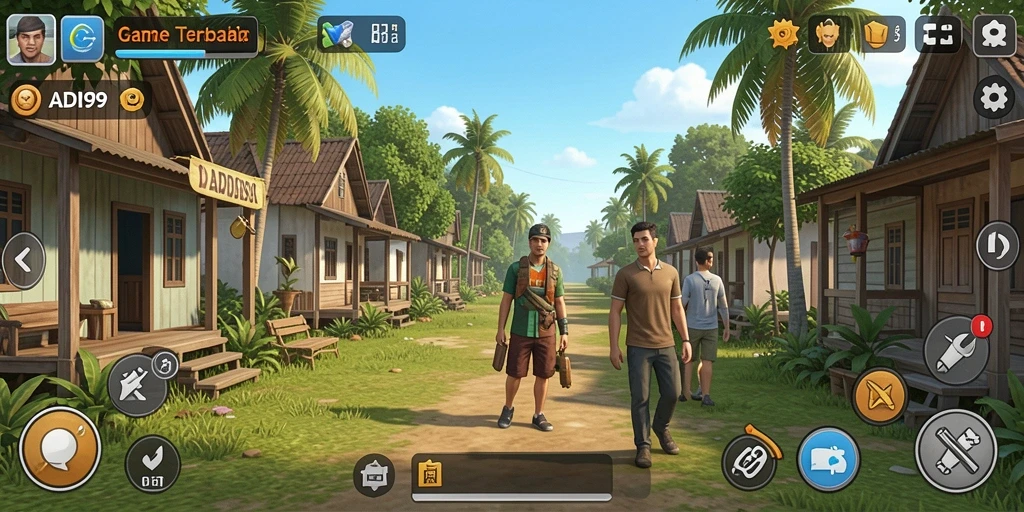 Tampilan gameplay ADI99 yang mendebarkan dan menenangkan.