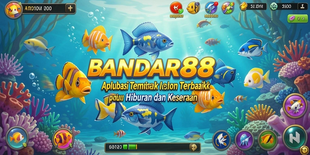 Tampilan gameplay menarik dari BANDAR88 yang menggambarkan keseruan menembak ikan.