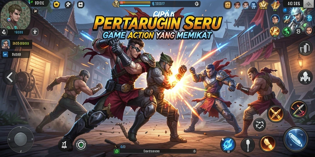 Screenshot gameplay CIPOK yang menampilkan pertarungan seru dan grafik yang memukau.
