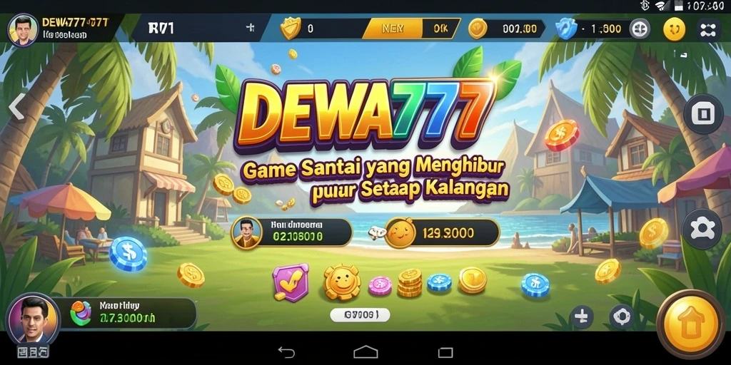 Screenshot gameplay DEWA777 yang penuh warna dan seru.