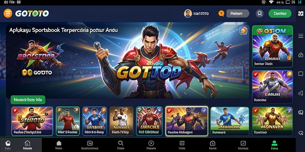 Tampilan gameplay GOTOTO yang menarik dan interaktif.