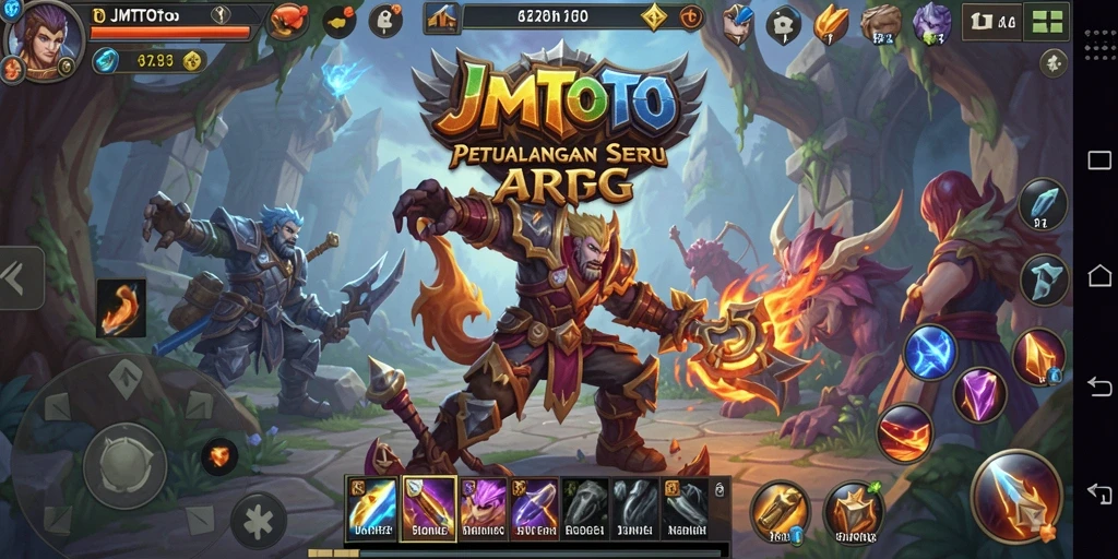 Tampilan gameplay menarik di dunia JMTOTO yang seru.