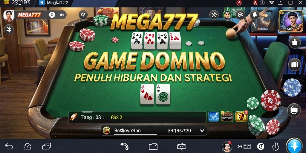 Gameplay seru MEGA777 dengan teman-teman di Domino.