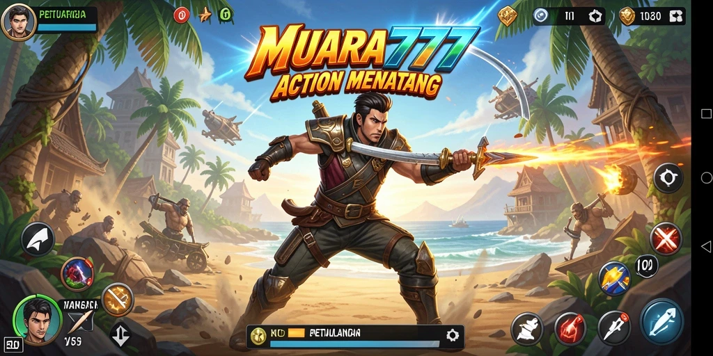 Tampilan gameplay MUARA777 yang menegangkan dan penuh aksi.