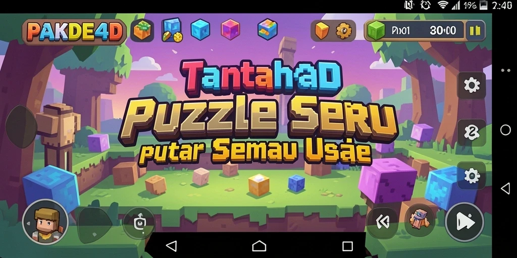 Tampilan gameplay PAKDE4D yang menarik dan menantang.