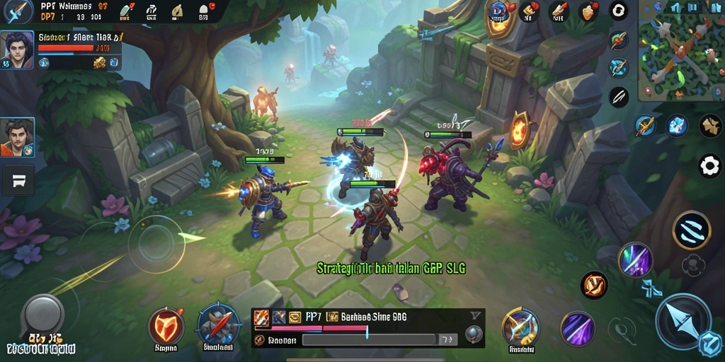 Tangkapan layar gameplay menampilkan strategi dan pertempuran dinamis di PP7.