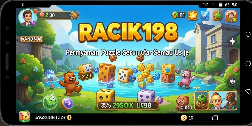 Tampilan gameplay menarik di <strong>RACIK198</strong> yang menantang dan seru.