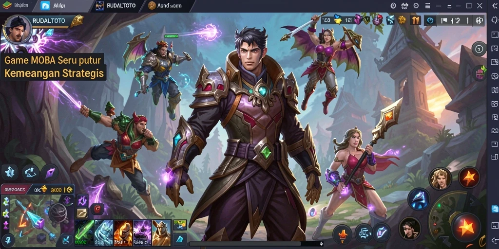 Gameplay seru dalam RUDALTOTO dengan tim yang bekerja sama.