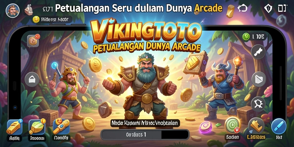 Screenshot gameplay VIKINGTOTO menampilkan aksi seru dan grafis memukau.