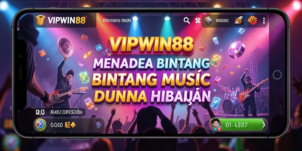 Tampilan gameplay <strong>VIPWIN88</strong> yang menyenangkan dan interaktif dalam dunia musik.