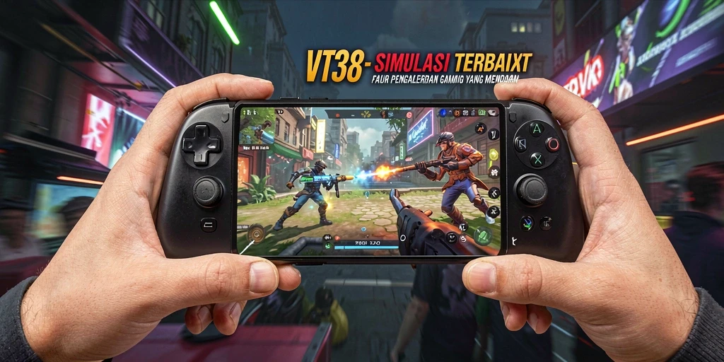 Tampilan menakjubkan dari gameplay VT38 yang interaktif dan realistis.