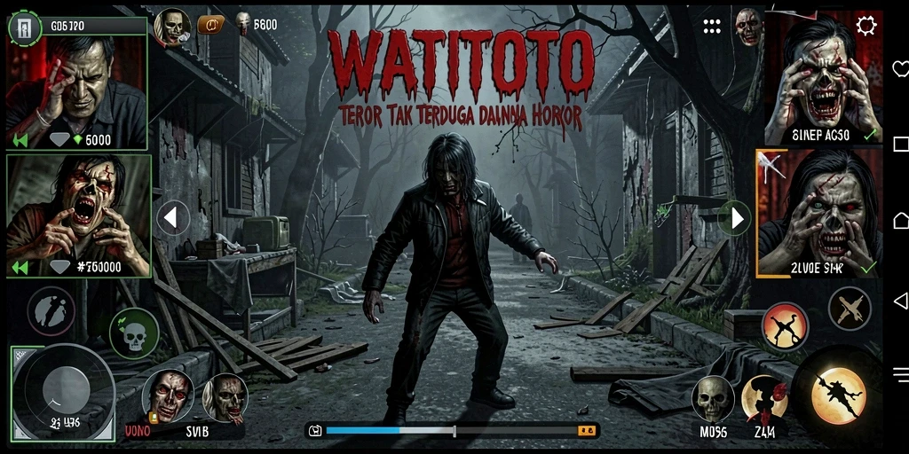 Gameplay mendebarkan di dunia menakutkan WATITOTO.