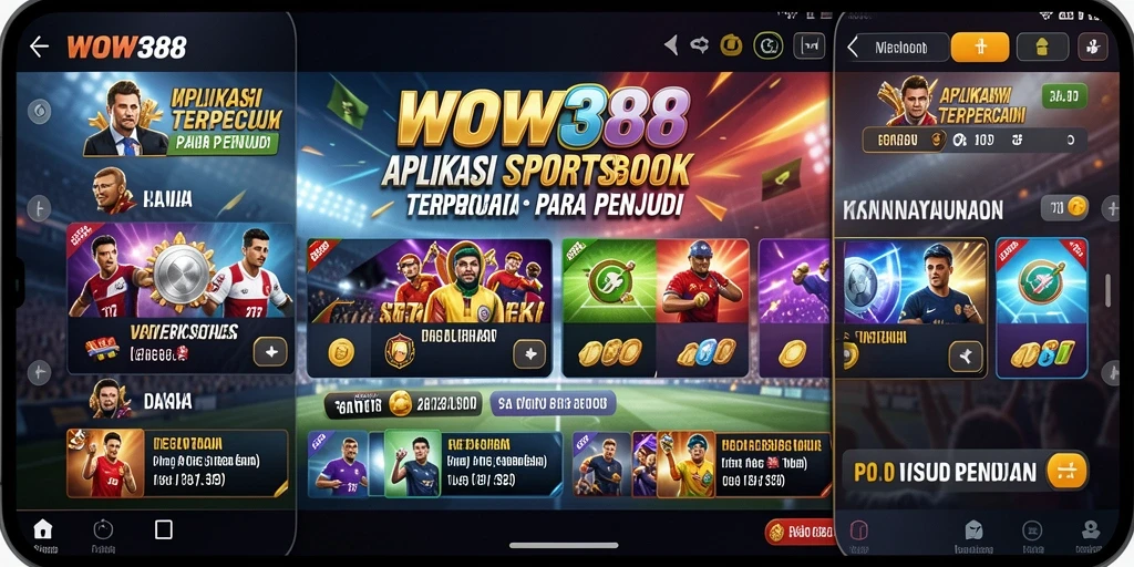 Tampilan screenshot WOW388 menampilkan fitur taruhan olahraga yang dinamis.